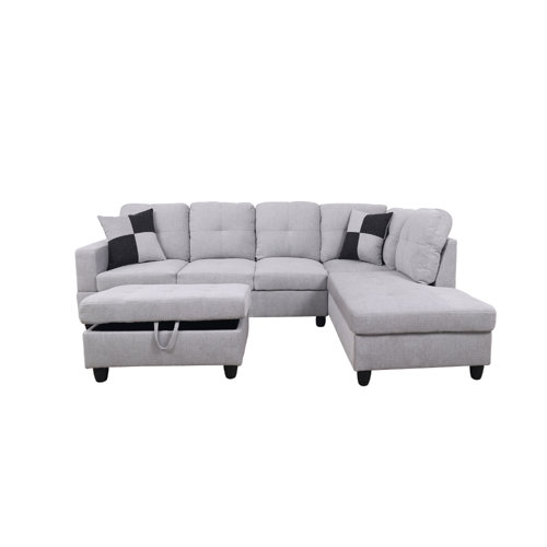 Microfiber Sectionals You'll Love Wayfair